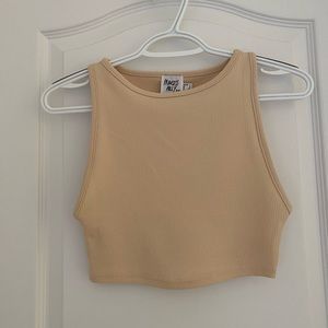 Princess Polly Nude Crop Top